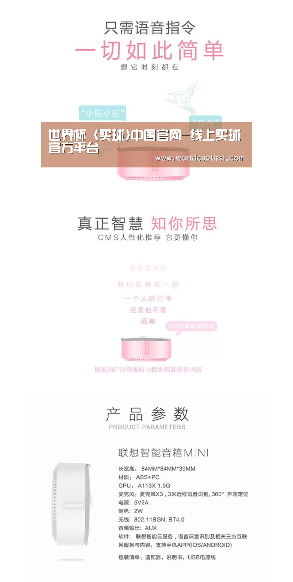 联想智能音箱MINI(图1)